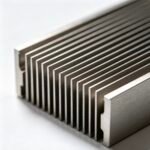 VanWeTech skived aluminum heat sink with long strip side slot design, high density fin heat sink for LED lighting and electronic components, custom thermal solution manufacturer