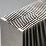 VanWeTech skived high density fin heat sink with cross grid structure, precision machined aluminum heat sink for high power industrial cooling, advanced thermal management solution