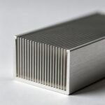 VanWeTech U-channel skived high density fin heat sink, precision extruded aluminum heat sink for power electronics, efficient thermal dissipation component for server cooling