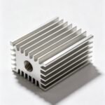Vanway Tech straight fin aluminum extrusion heat sink, high thermal conductivity 6063-T5 aluminum heatsink for power electronics, inverter, LED driver cooling