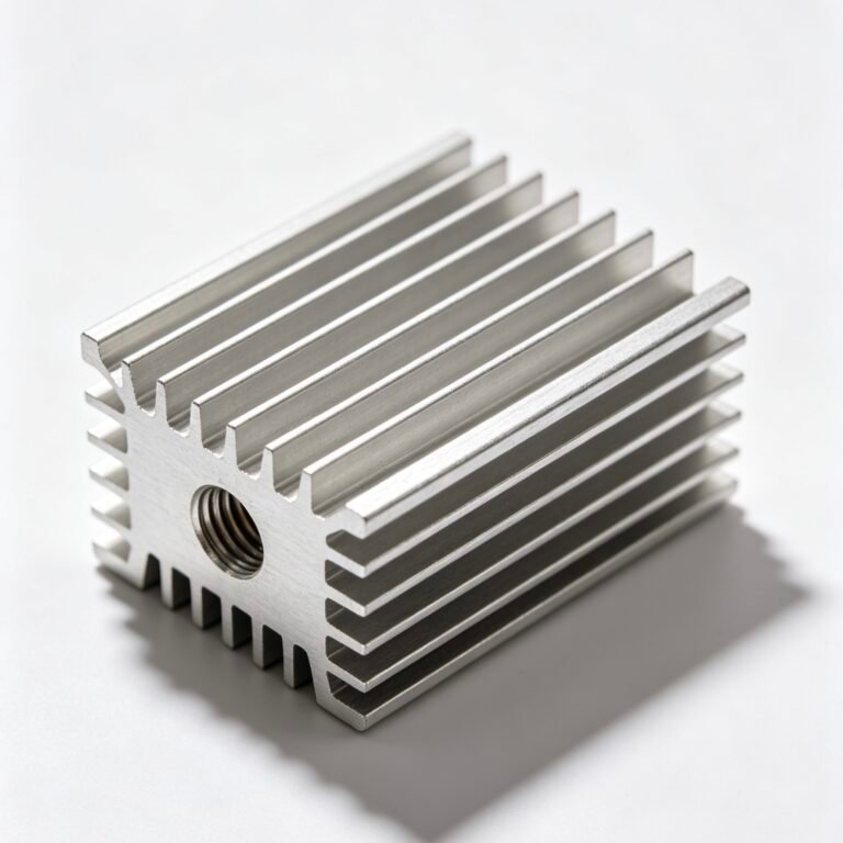 Vanway Tech straight fin aluminum extrusion heat sink, high thermal conductivity 6063-T5 aluminum heatsink for power electronics, inverter, LED driver cooling