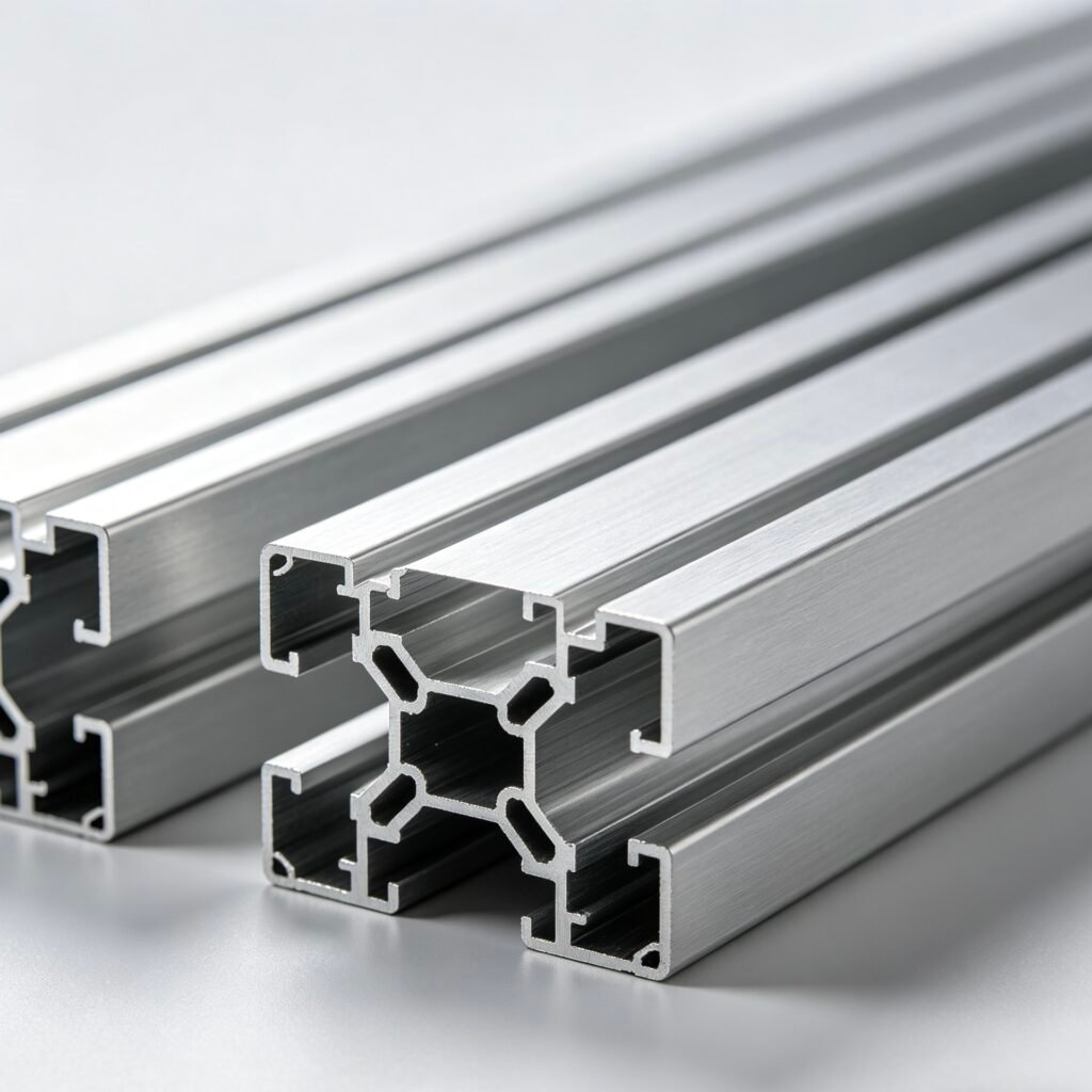 Vanway Tech 4040 series heavy duty aluminum extrusion profiles, square industrial aluminum profiles for equipment frames, modular t-slot aluminum extrusions