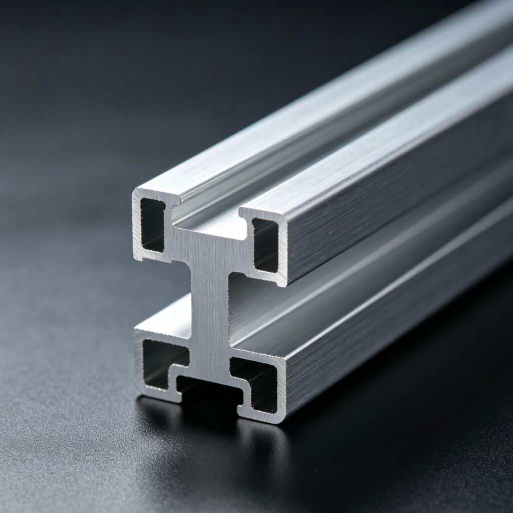Vanway-Tech 45 series 45x90 heavy-duty T-slot aluminum extrusion, brushed finish industrial modular profile for automation frames and workstations