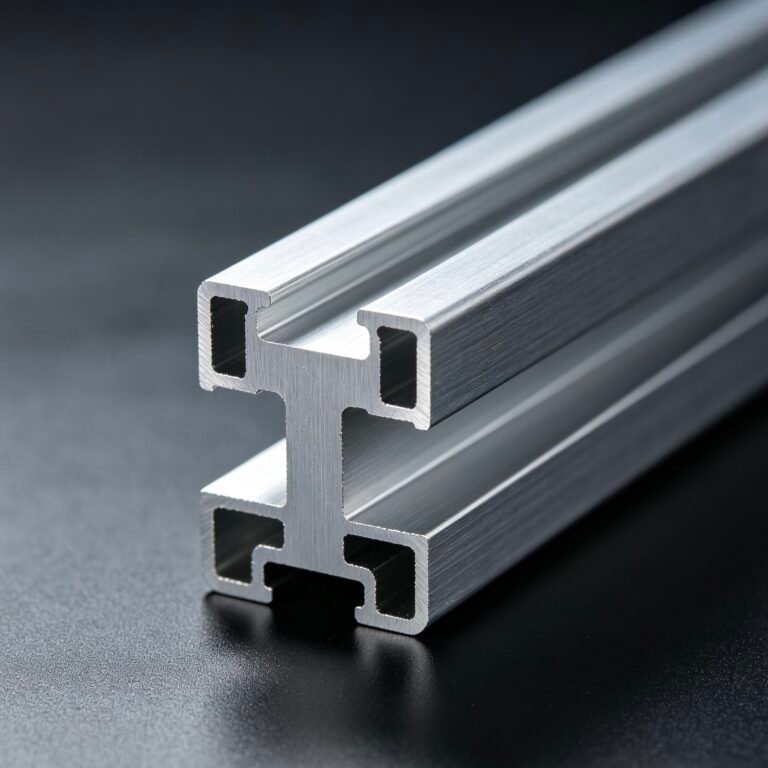Vanway-Tech 45 series 45x90 heavy-duty T-slot aluminum extrusion, brushed finish industrial modular profile for automation frames and workstations