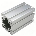 Vanway Tech 8080 heavy duty T-slot aluminum extrusion profile, 80x80mm 6063-T5 alloy industrial aluminum frame rail, extruded aluminum profile for automation equipment rack, workbench and machinery guardrail