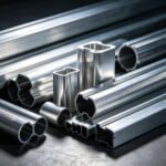 Vanway Tech automotive aluminum extrusion components with various cross-section shapes, high-strength alloy profiles for lightweight vehicle manufacturing