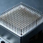 Vanway Tech Cold Forged High Density Pin Fin Heat Sink, Precision Machined Aluminum Heatsink for Server & High-Power LED Modules