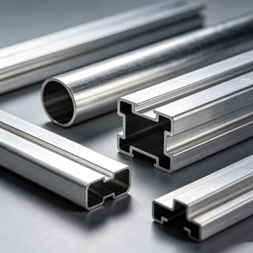 Vanway Tech custom automotive aluminum extrusion profiles, hollow and multi-chamber designs for vehicle structural frames and chassis parts