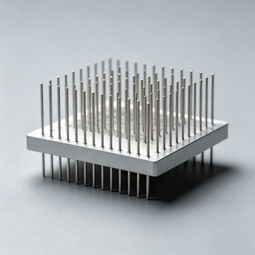 Vanway Tech Double Sided Square Pin Fin Heat Sink, 6063 Aluminum Heatsink for Electronic Components & CPU Cooling