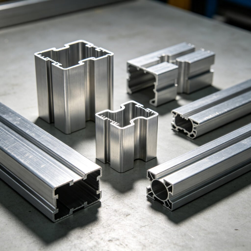 Vanway Tech heavy-duty automotive aluminum extrusion parts, thick-walled alloy profiles for electric vehicle battery trays and load-bearing applications