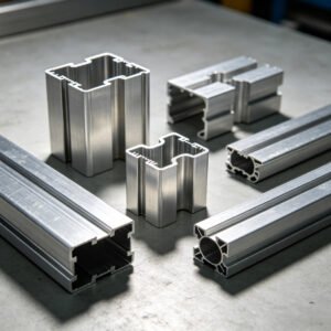 Vanway Tech heavy-duty automotive aluminum extrusion parts, thick-walled alloy profiles for electric vehicle battery trays and load-bearing applications