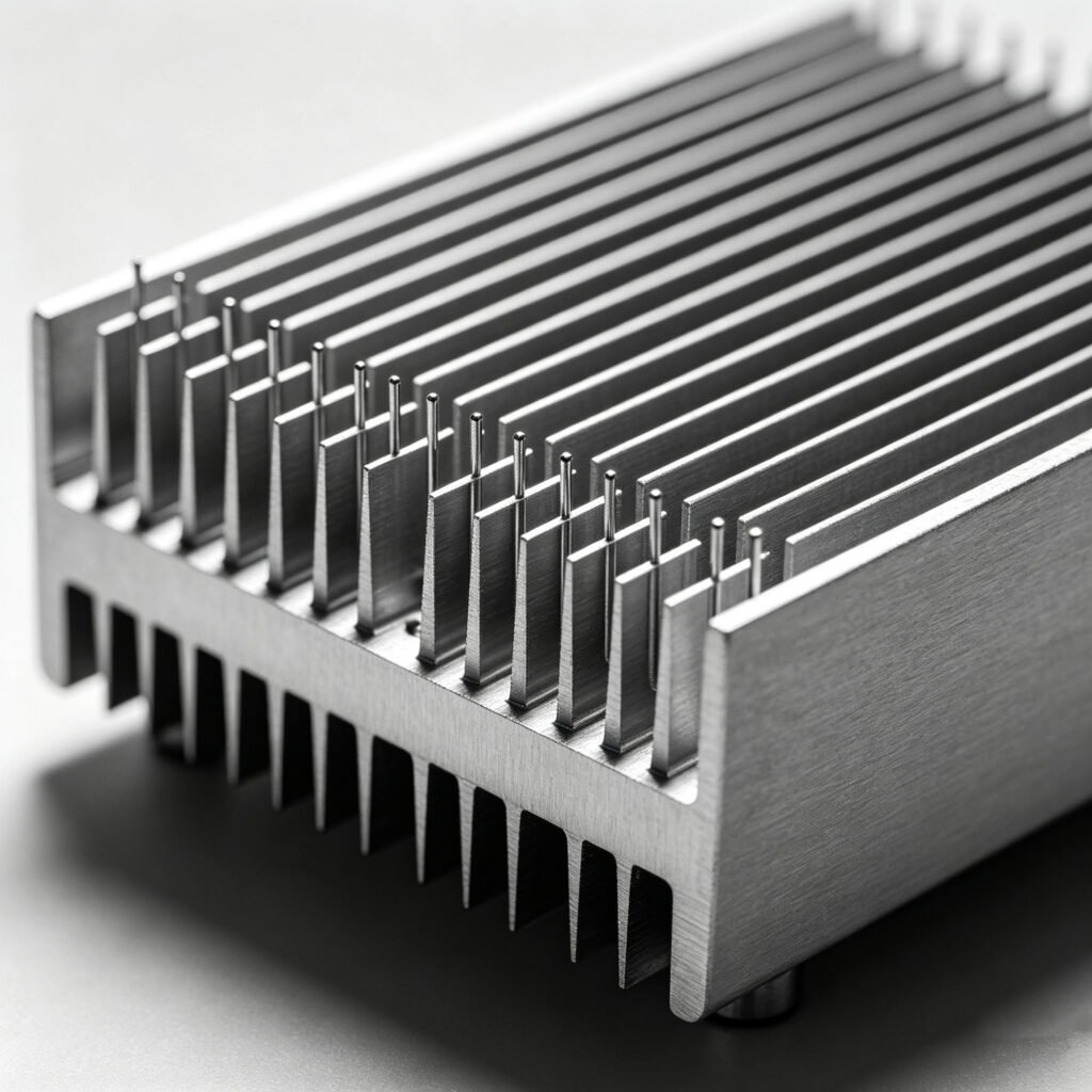Vanway Tech High Performance Hybrid Pin Fin Heat Sink, Aluminum Extruded Heatsink with Combined Fins for Industrial Cooling Systems