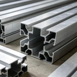 Vanway Tech multi-type heavy duty aluminum extrusion profiles assortment, various cross-section industrial aluminum profiles for different applications