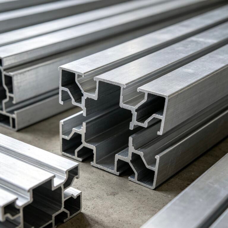 Vanway Tech multi-type heavy duty aluminum extrusion profiles assortment, various cross-section industrial aluminum profiles for different applications