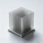 Vanway Tech Square High-Density Pin Fin Heat Sink, Natural Convection Aluminum Heatsink for IC, Transistor & LED Thermal Management