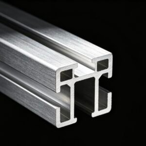 Cross-section view of Vanway Tech 80-90 series T-slot aluminum extrusion, thick wall heavy-duty industrial aluminum profile for large-scale machine bases and structural framing