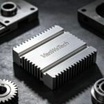 vanway-tech custom cnc machined aluminum heat sink block, high performance skived fin cooling solution for electronics