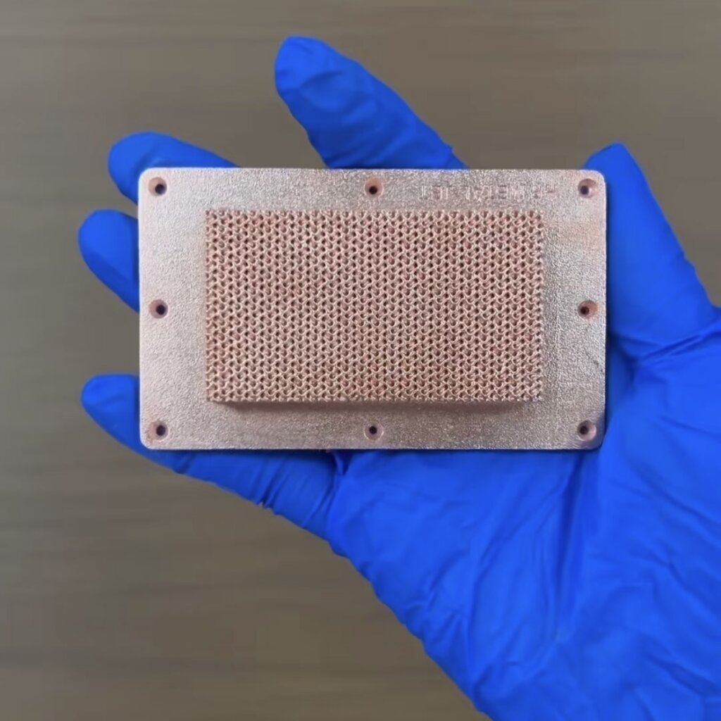 3D-Printed-Pure-Copper-Heat-Sink