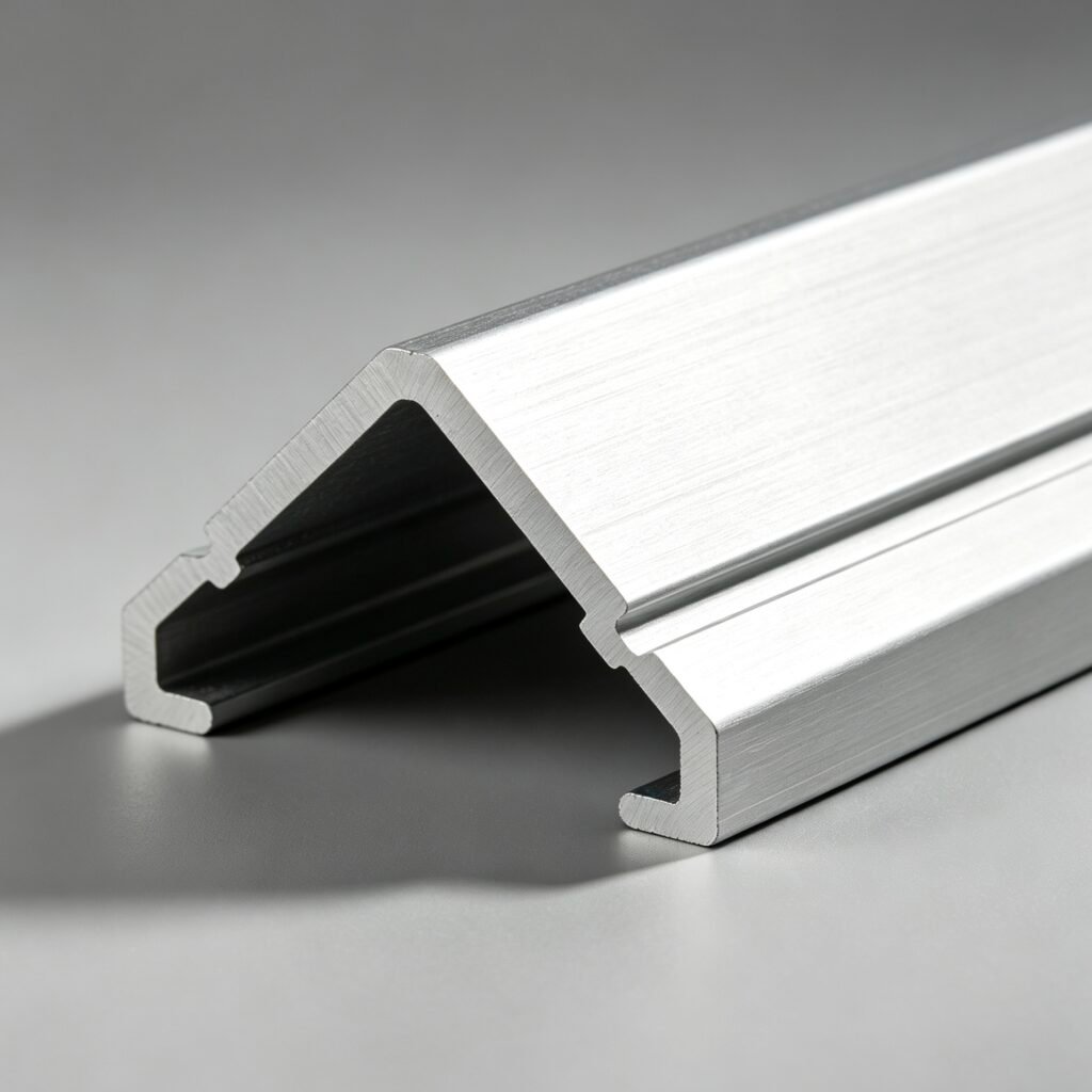 Vanway Tech heavy duty structural aluminum angle with T-slots, extruded aluminum L-profiles for modular framing and heavy-duty equipment support, precision engineered