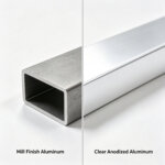 mill finish aluminum vs clear anodized aluminum